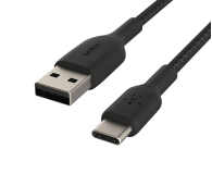 BELKIN Kabel Braided USB-C USB-A 3m czarny CAB002bt3MBK - 1324190 - zdjęcie 5